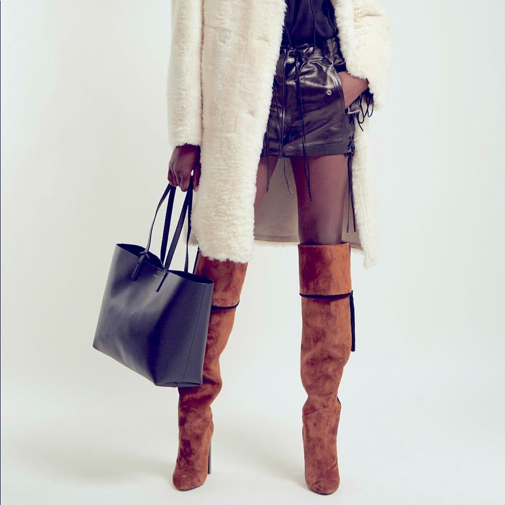 Saint Laurent Meurice Suede Boots